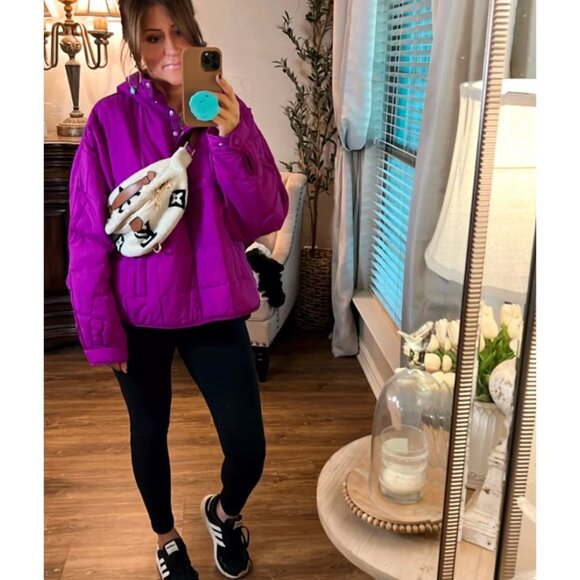 FP Movement by Free People Vibrant Purple Puffer Jacket - Picture 8 of 8